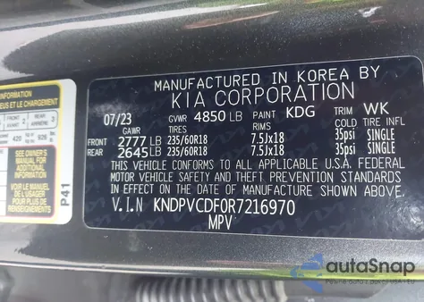 2024 Kia Sportage Ex from USA, damaged, VIN KNDPVCDF0R7216970